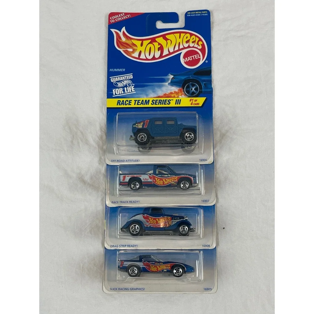 00427 - Hot Wheels Race Team Series III 1997 Set of‎ 4 535 536 534 533